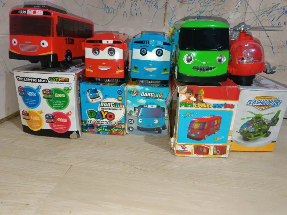 Mainan Tayo dan Helikopter