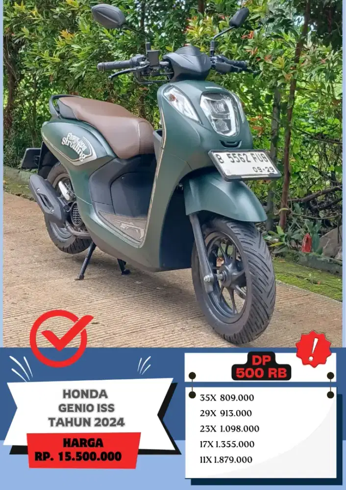 Honda Genio Iss Tahun 2024 (DP 500Ribu)