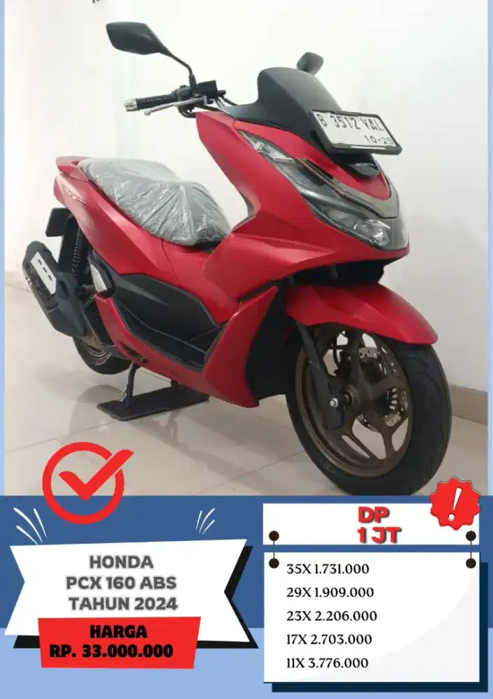 Honda PCX 160 ABS Tahun 2024 (KM 9xxx)