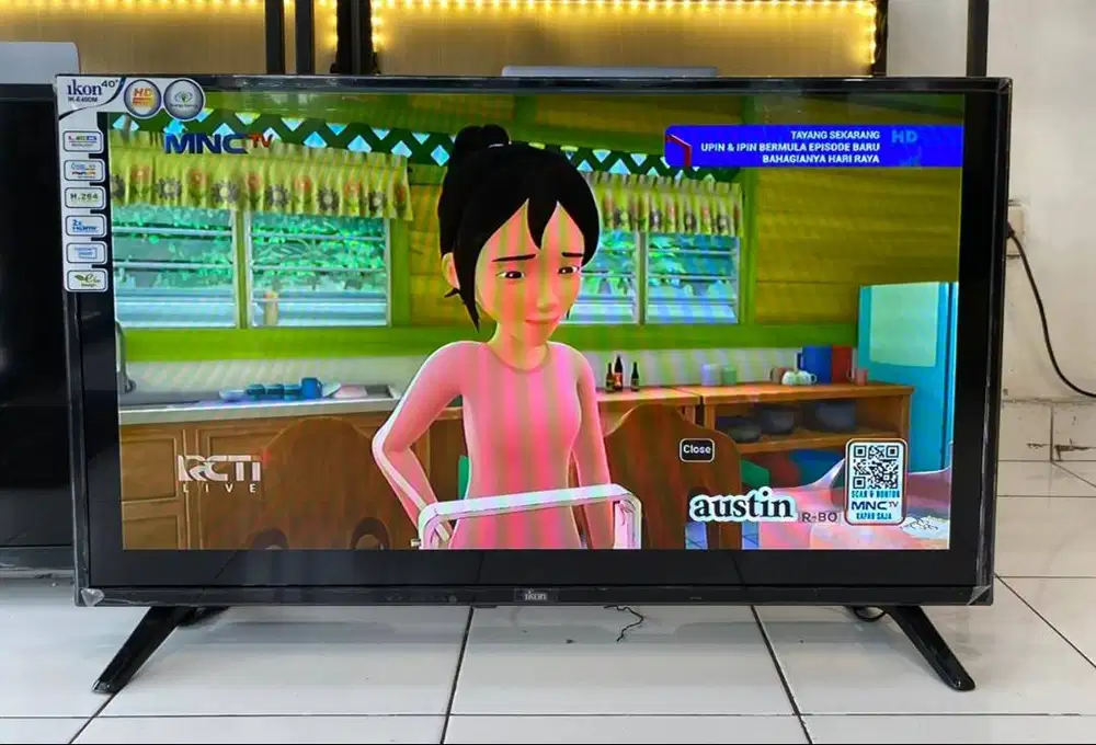 TV LED Ikon 40inch Include STB Android Normal Fullset