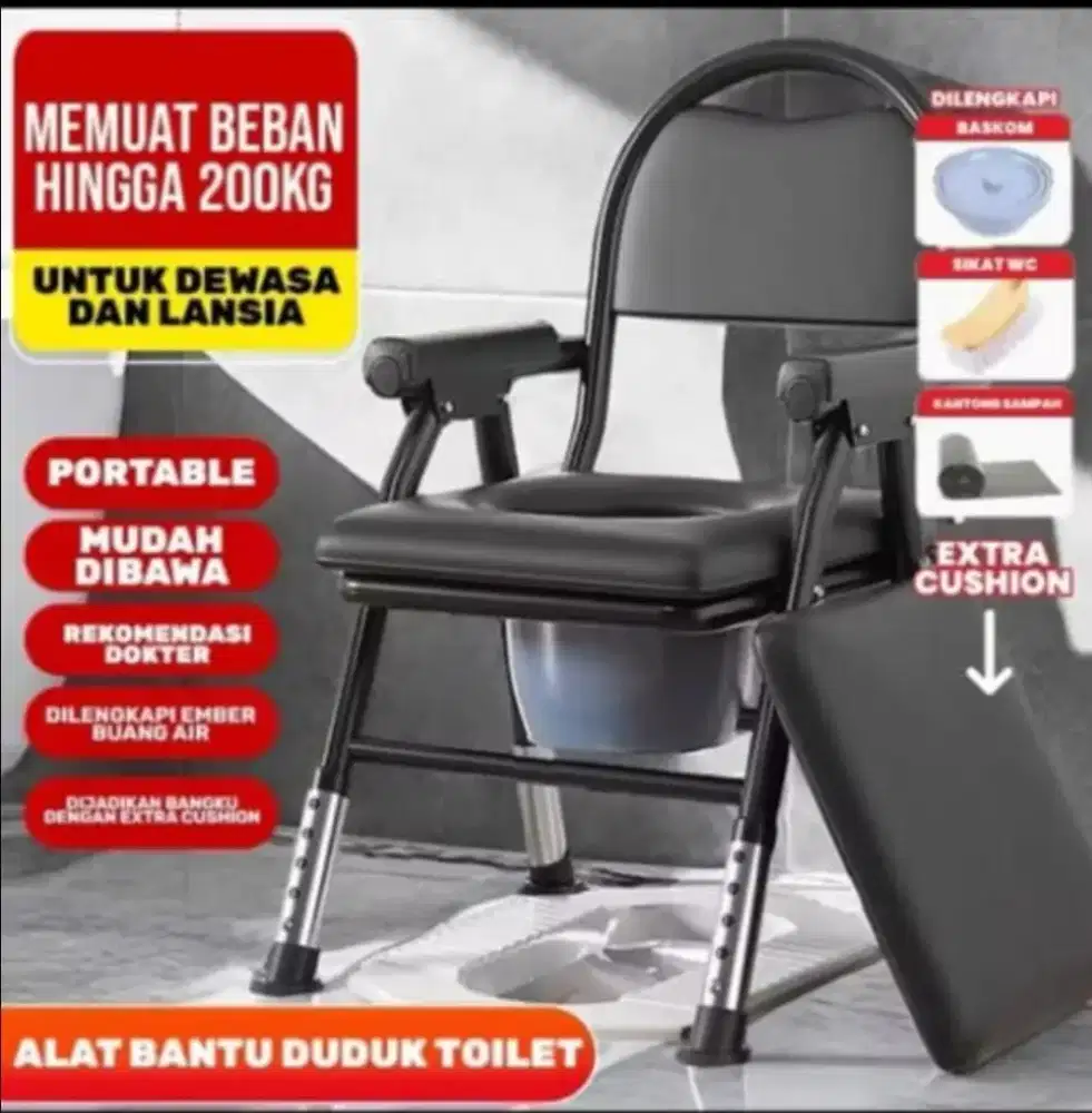 Kursi / Alat bantu duduk toilet lansia