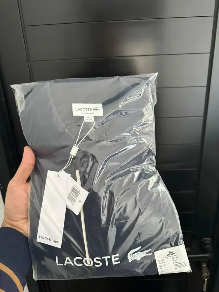 Polo shirt lacoste size XXL navy blue