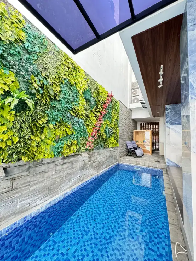 Rumah mewah dijual kolam renang lift pribadi citragrand boulevard