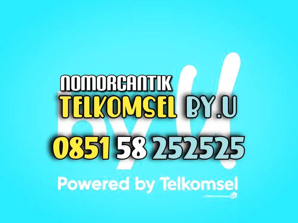 (bisa COD) Nomor CANTIK kartu TELKOMSEL by.U HOKI TRIPEL AB 252525 #02