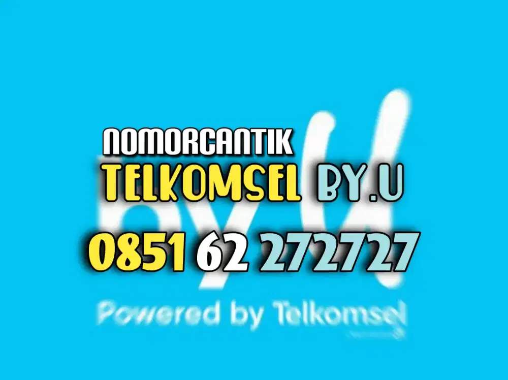 (bisa COD) Nomor CANTIK kartu TELKOMSEL by.U HOKI TRIPEL AB 272727 #02