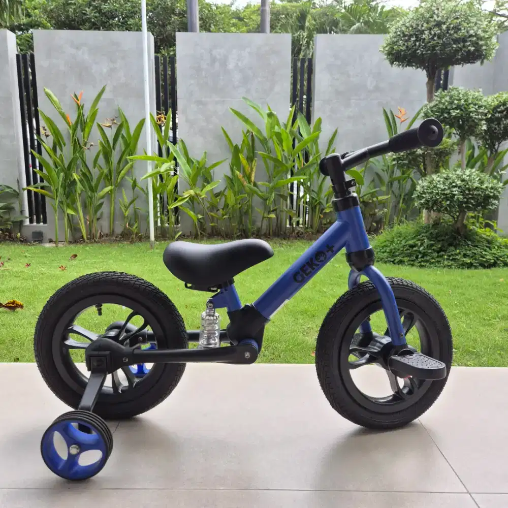 Sepeda anak balance Geko 4in1 bekas biru