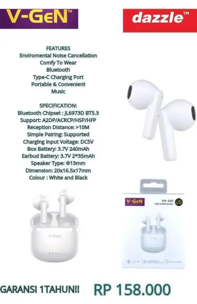V-Gen tws  VH-S03