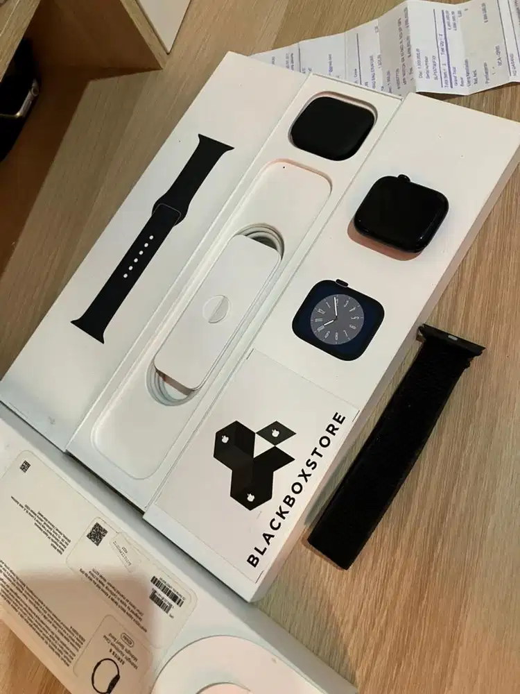 APPLE WATCH SERIES 8 IBOX 45MM MIDNIGHT HITAM
