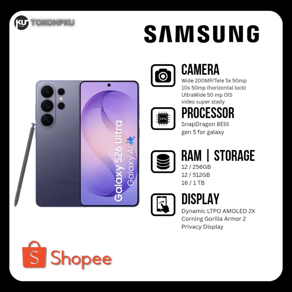 SAMSUNG S26 ULTRA 1TB