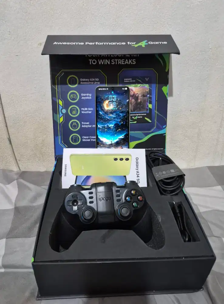 Dijual Samsung Galaxy A34 5G (Bundling Joy Stick Ipega)