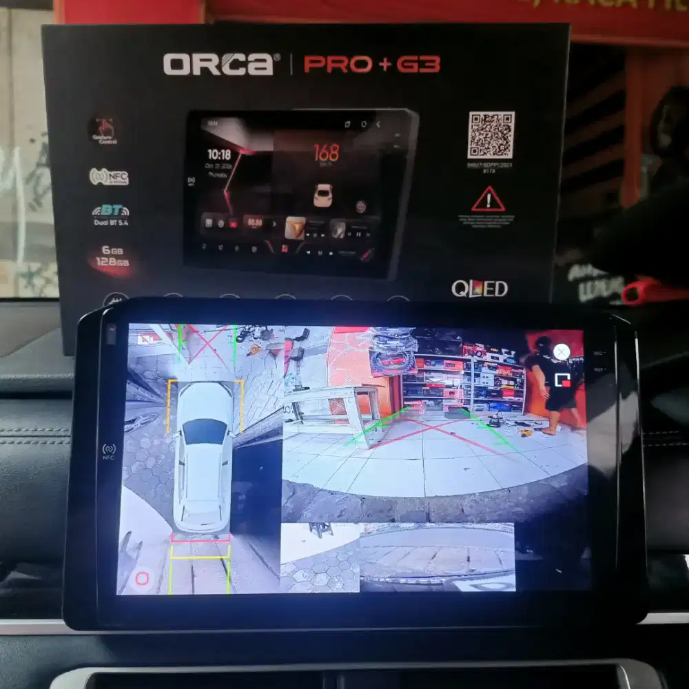 Android ORCA G3 Pro Layar QLed 9 inchi Ram6/128+Camera 360+psng