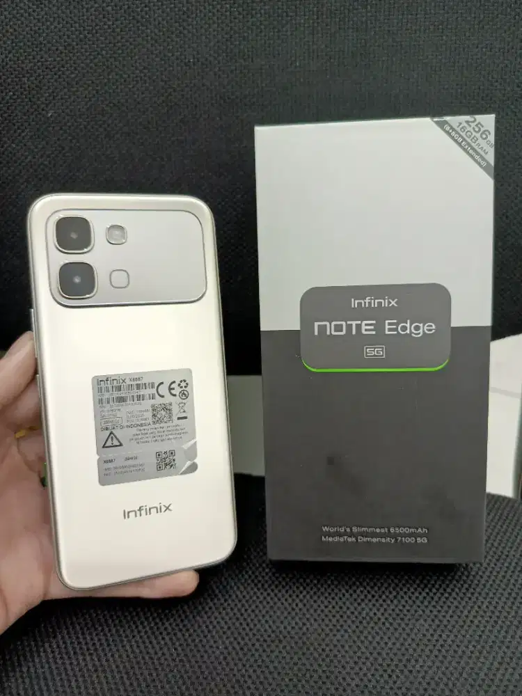 Infinix Note Edge 5G 8+8/256 Garansi Panjang Nota Ada