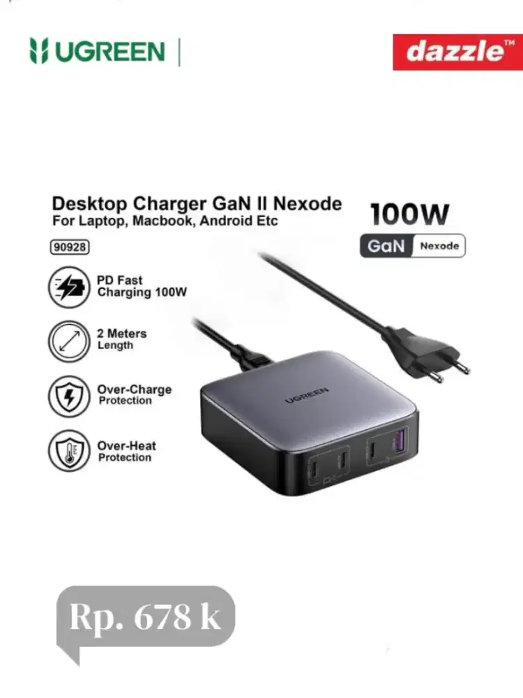 Desktop charger GaN ll Nexode 100W