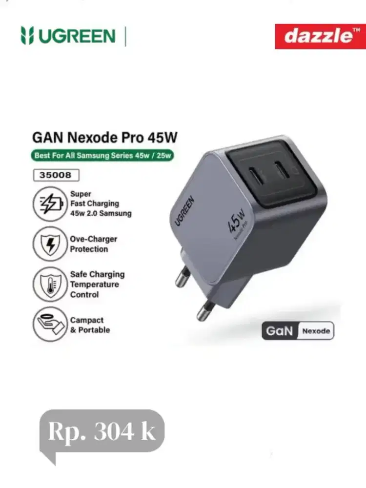 Ugreen adaptor 45W double port USB-C