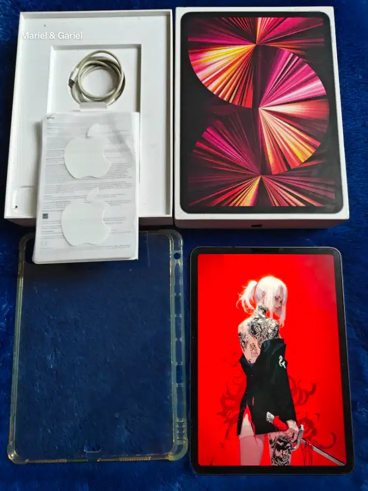MURAH iPad Pro M1 128gb Wifi BH 95 3rd Gen 3  Bonus case