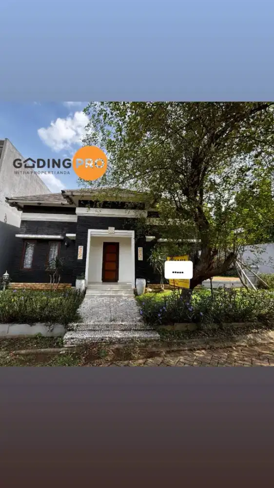 Jual cepat rumah cantik hook cozy 1lantai. Cibubur country cikeas