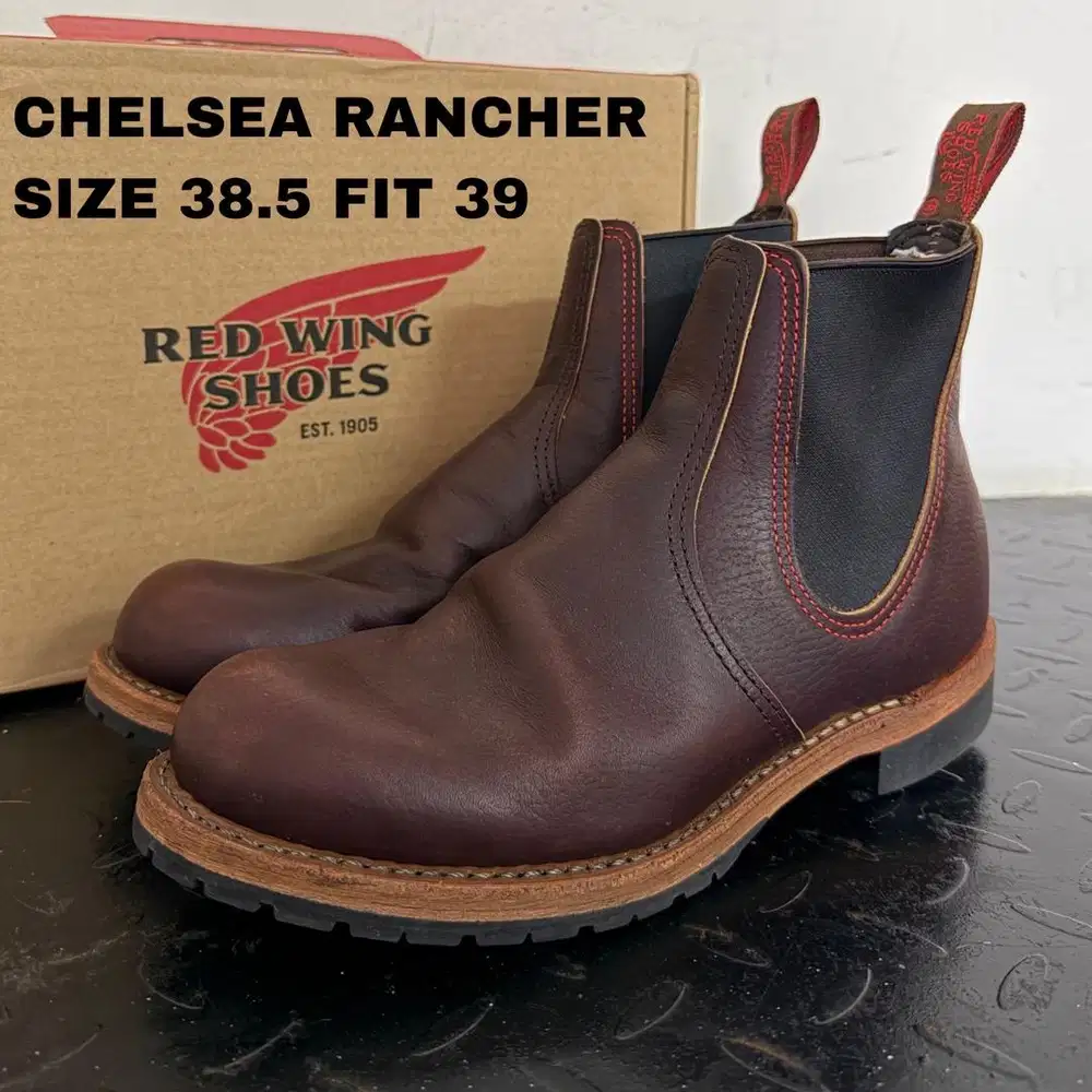 NET Like New - Size 38.5 RED WING | 2917 CHELSEA RANCHER - Boots Pria