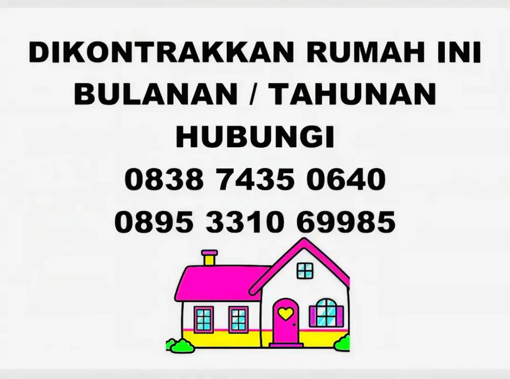 Dikontrakan 3 rumah di wilayah beji kota depok jawa barat