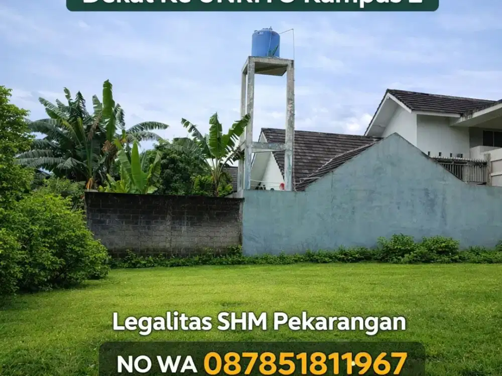 Tanah Maguwoharjo 3 menit dari  UNRIYO kampus 2