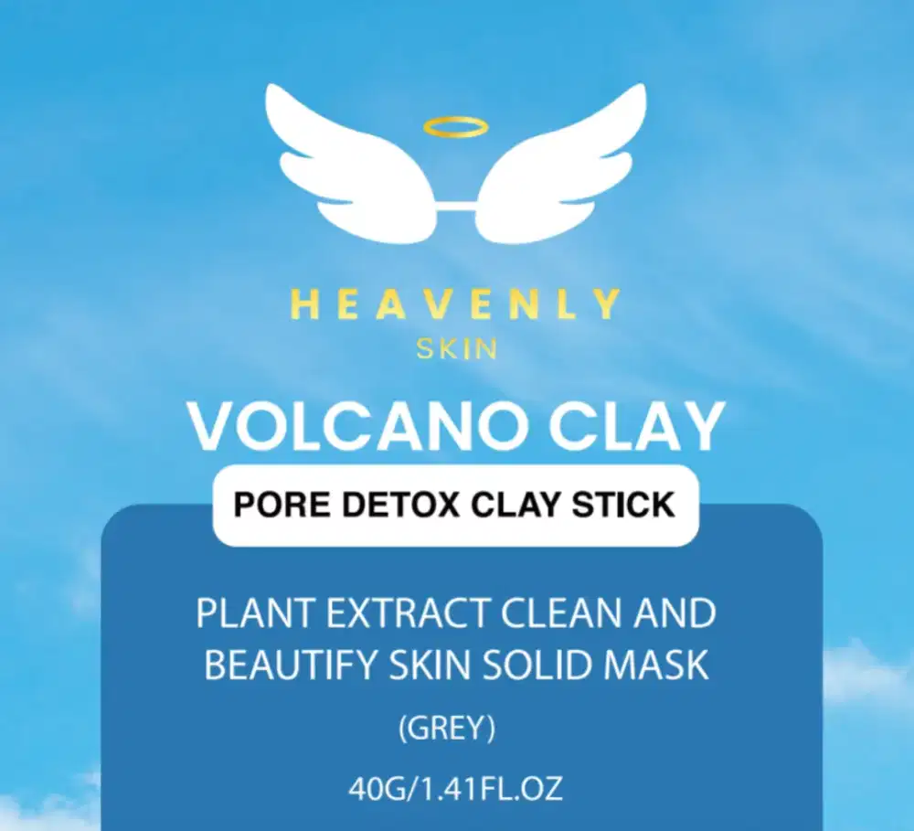 Masker wajah Heavenly skin volcano clay stik