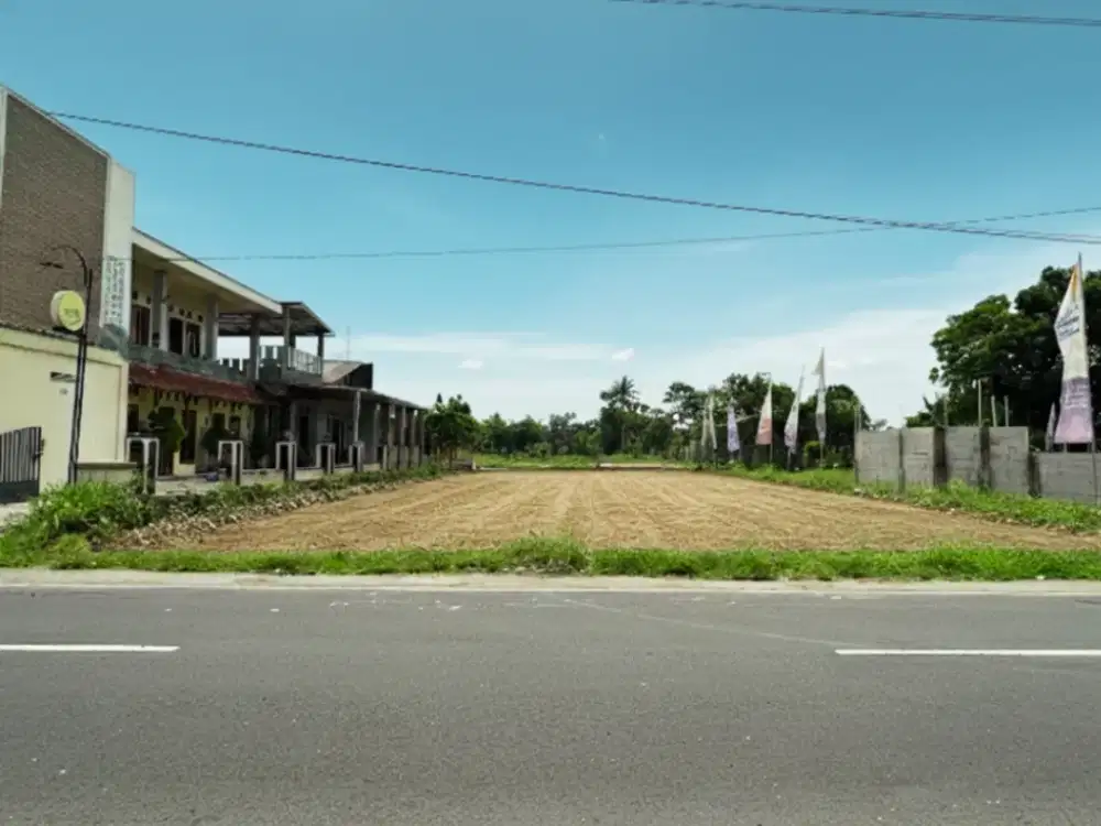 Tanah Sleman Cocok di Bangun Villa Akses Jalan Kabupaten