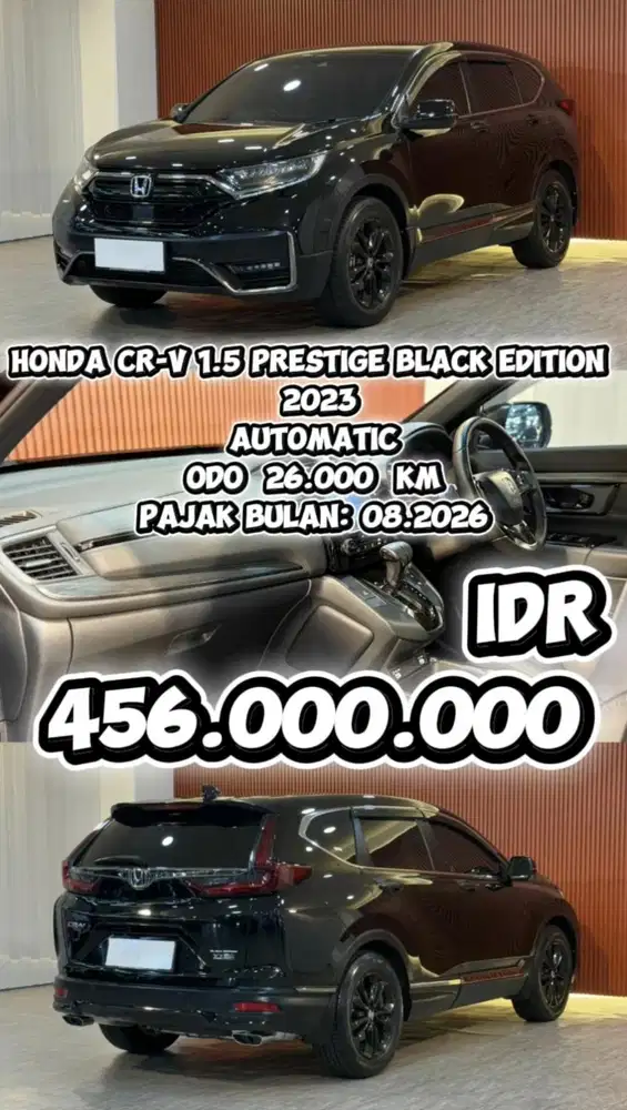 [ ODO 26.000 KM ] HONDA CR-V CRV BLACKEDITION 1.5 PRESTIGE AT 2023