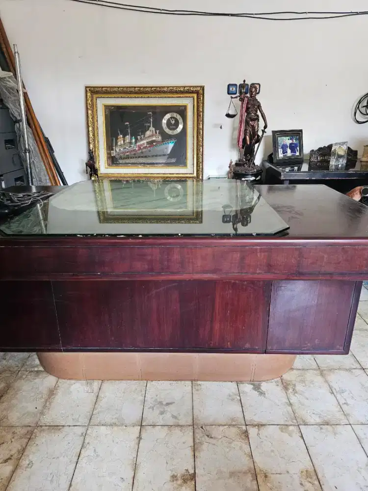 Meja Kerja Bahan jati super bagus