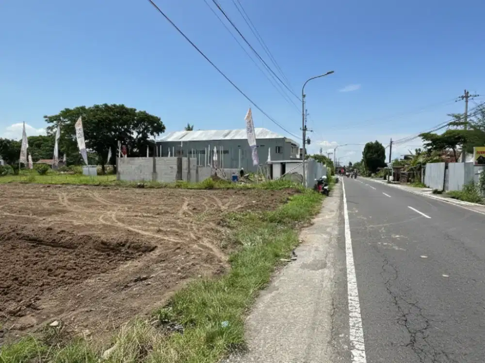 Tanah SHM Sleman Strategis, Utara Lapangan Denggung