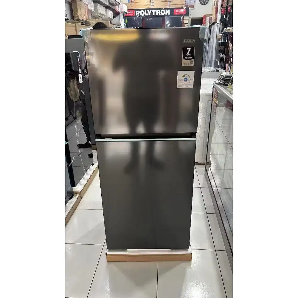 Jual kulkas 2 pintu AQUA AQR-DTM245CB baru
