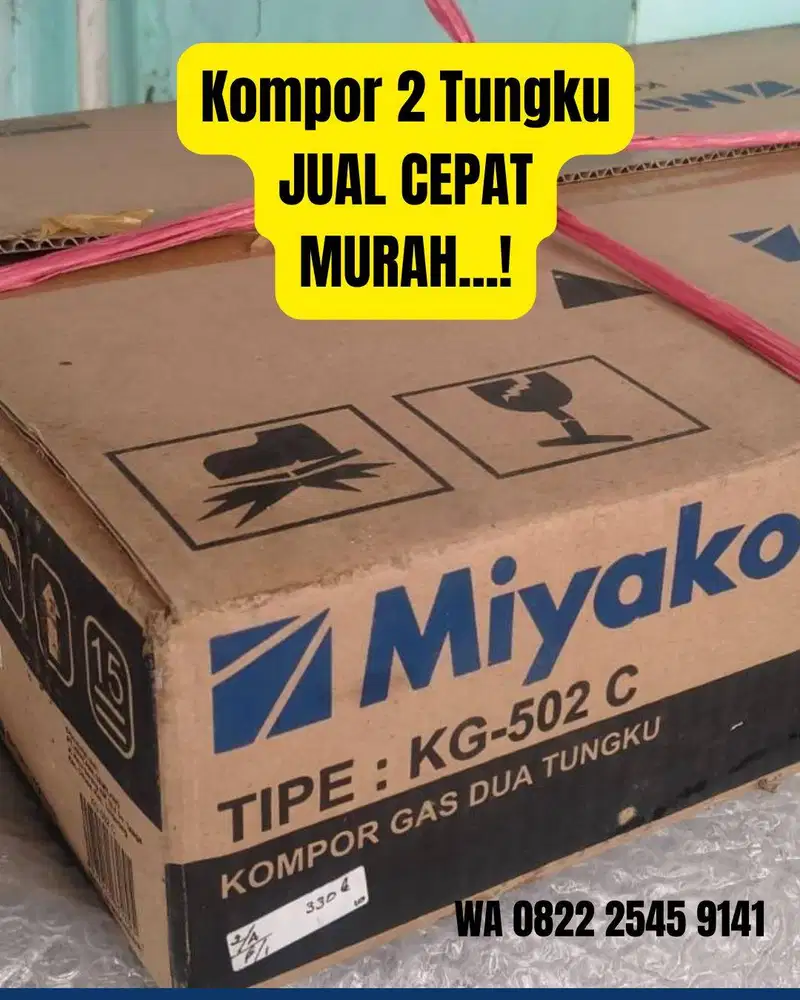Jual kompor gas 2 tungku murah