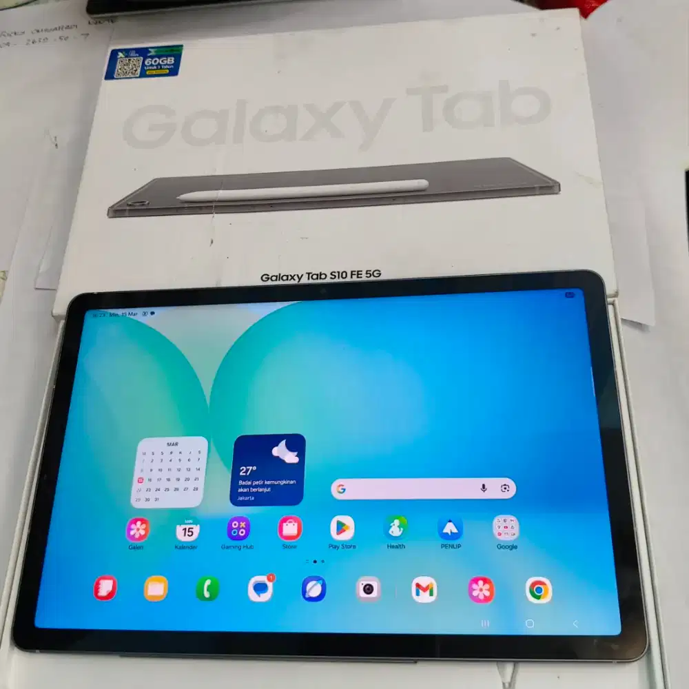 Samsung Tab S10 FE 5G Garansi Sep 2026