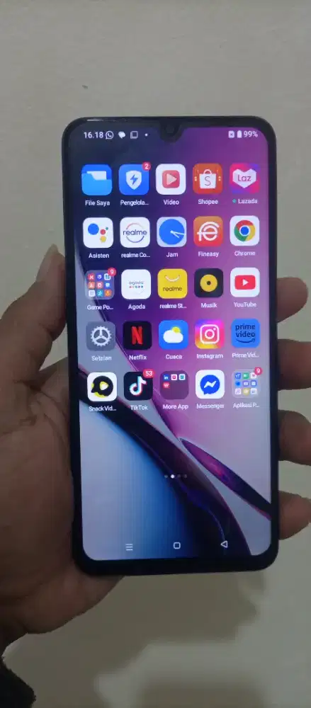 Bu realmi note 50 masih bagus