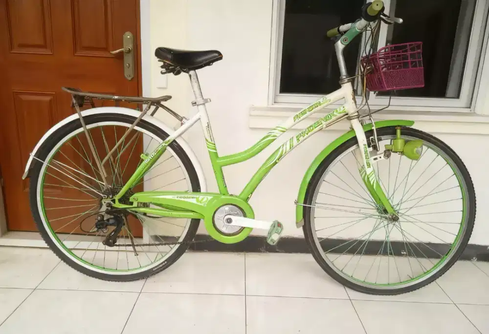 Sepeda mini keranjang dewasa