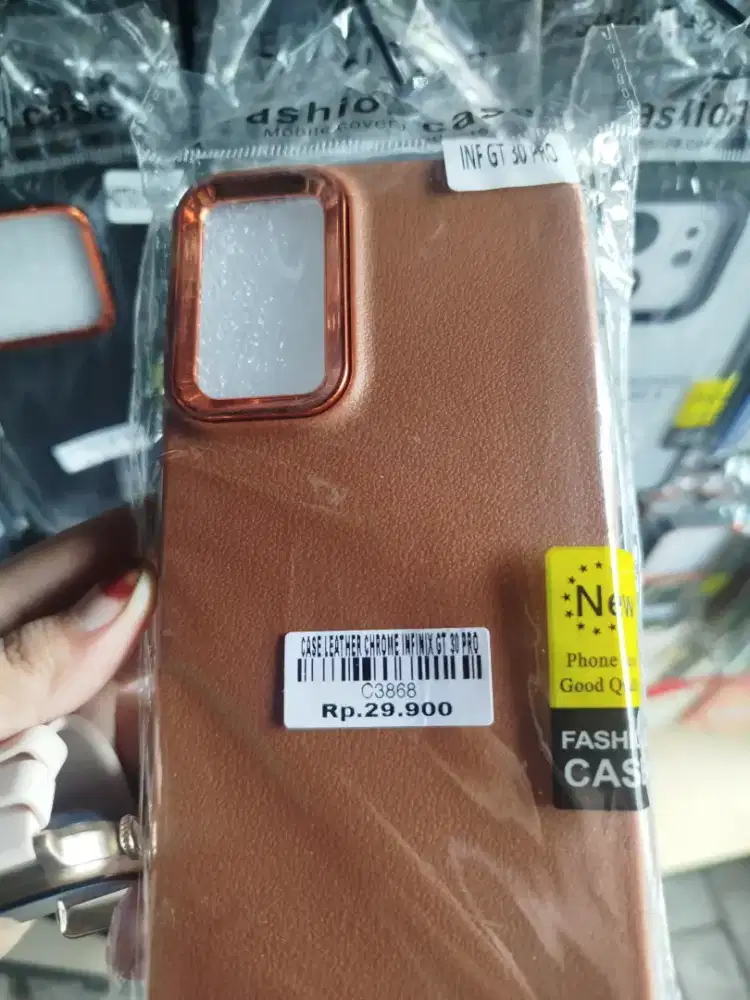 CASE LEATHER CHROME INFINIX GT 30 PRO