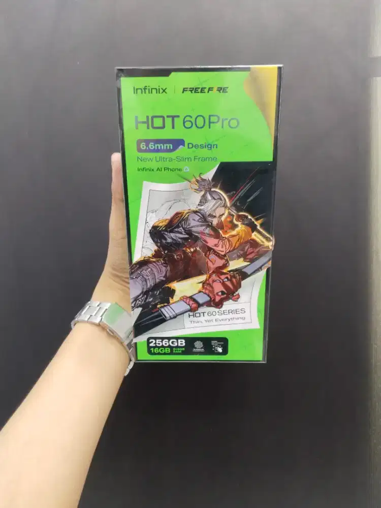 Infinix Hot 60 pro 8/256gb , New segel garansi resmi