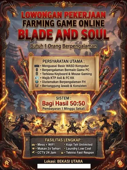 LOWONGAN PEKERJAAN FARMING GAME ONLINE