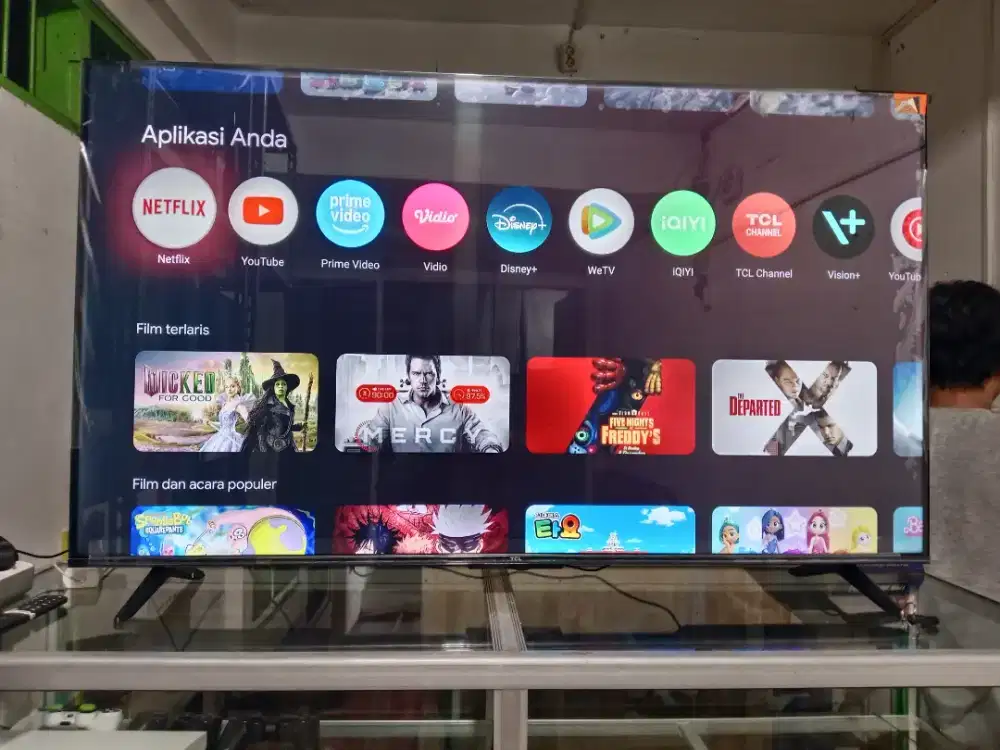 Google Tv 55in 4K TCL Murah Digital Smart Android Samsung 50 Polytron