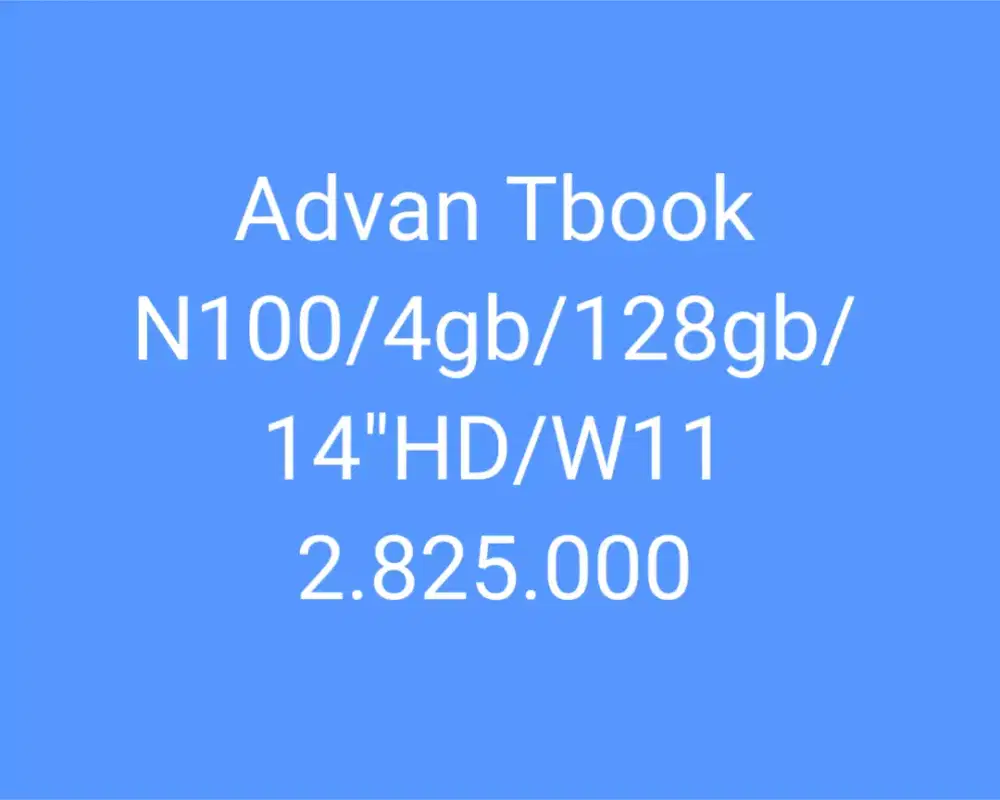 Advan Tbook
N100