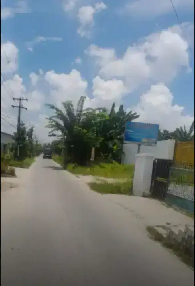 Tanah Luas pasar 9 Jl. Sidomulyo Tembung -cocok untuk perumahan