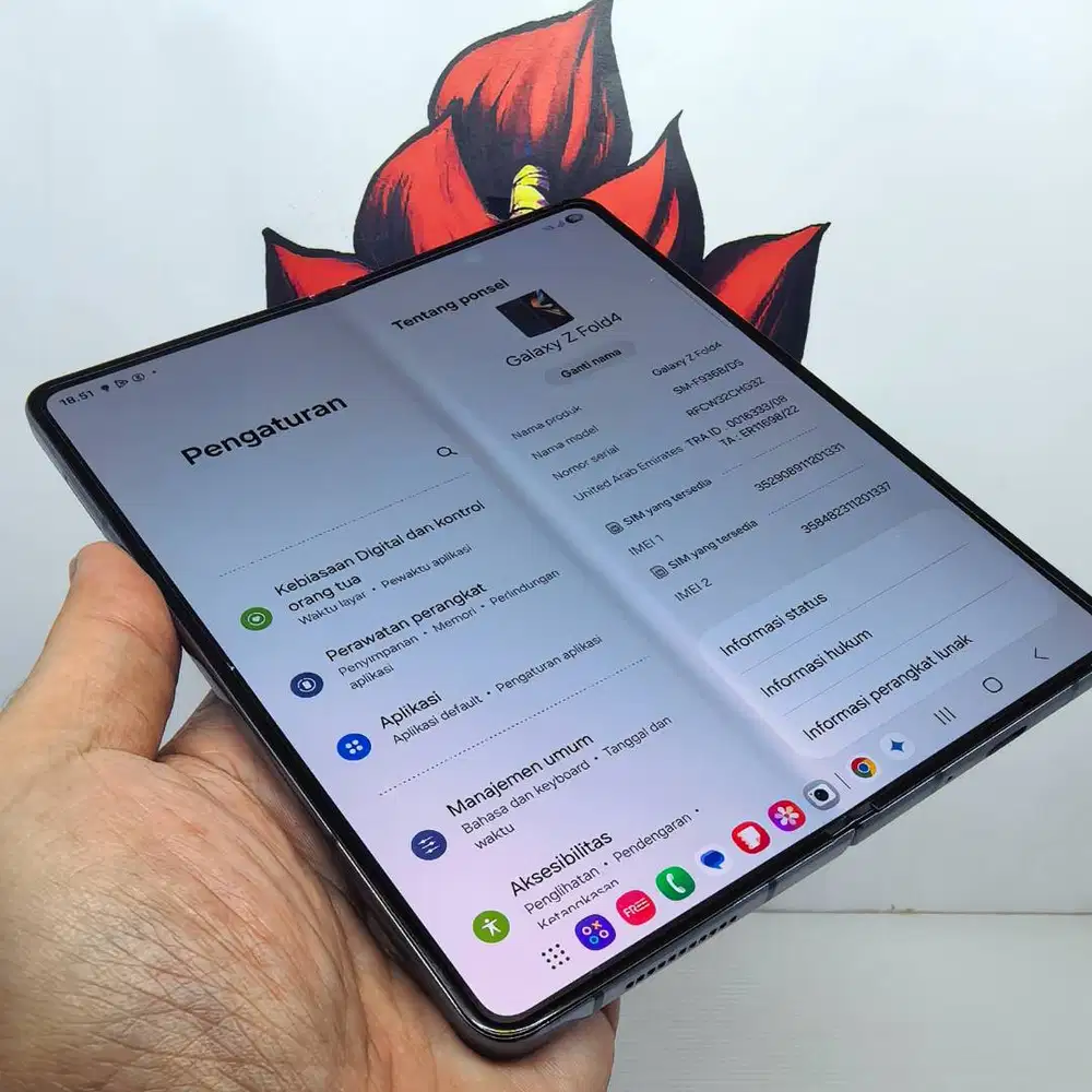 SIAP COD : Samsung Z FOLD 4 GreyGreen 12/256/512gb FULLSET MULUS (BC)