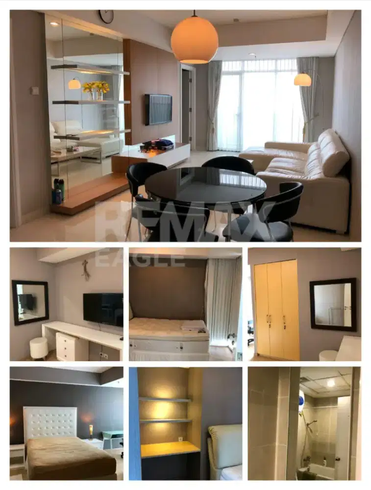DIJUAL APARTEMEN TRILIUM 2 BEDROOM FULLY FURNISHED PUSAT KOTA SURABAYA