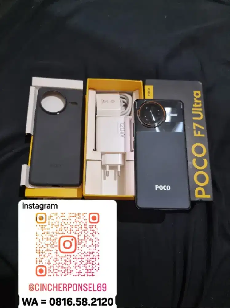 Poco F7 ultra 5g ram 12gb Resmi garansi sampai mei 2027