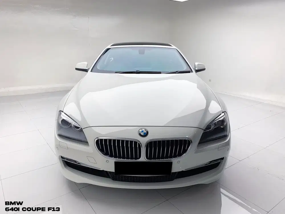 (4000 KM) BMW 640i COUPE F13 2014 – WHITE ON BROWN