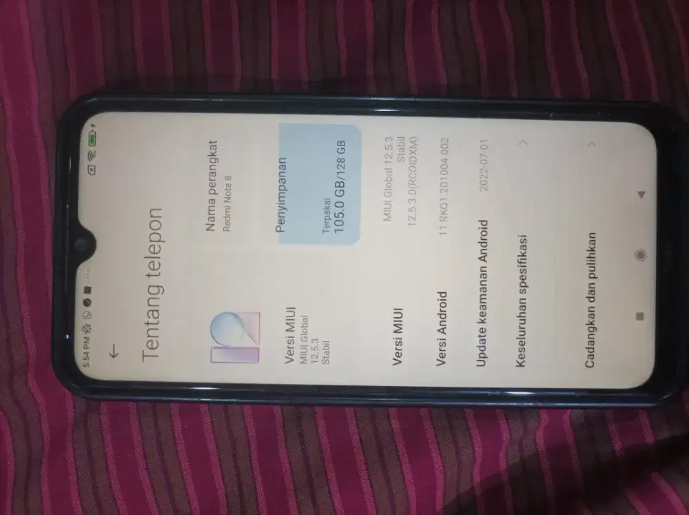 Jual cepat aja redmi note 8 ram 6/128gb siap pakai