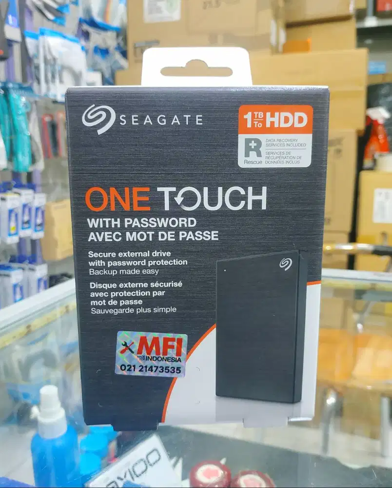 Hardisk External 1TB Seagate One Touch USB 3.0 with Password
