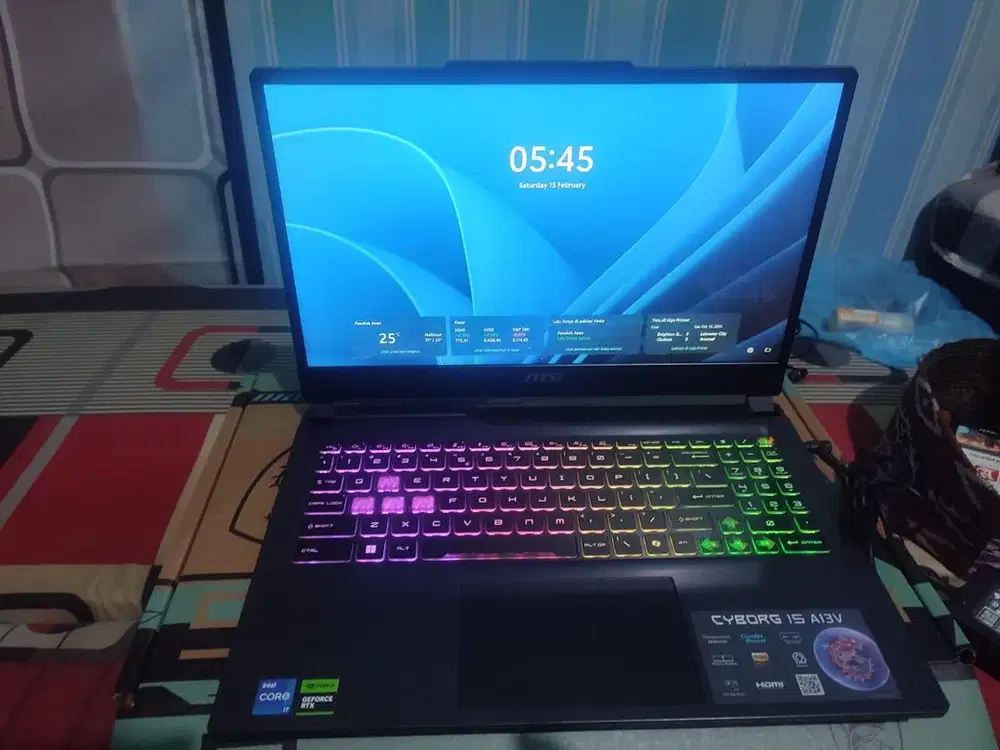 MSI Cyborg 15 A13VEK RTX 4050 6GB | Core i7-13620H | RAM 64GB