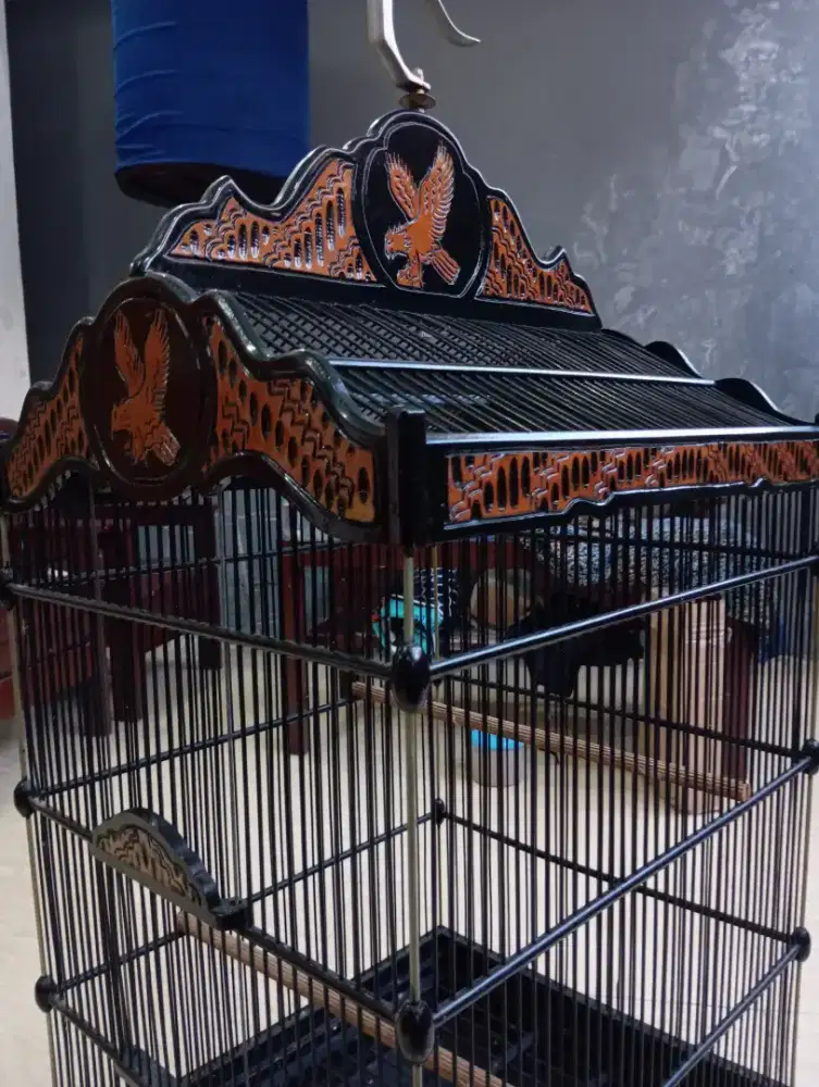 Sangkar ukir cukit bagus anteb