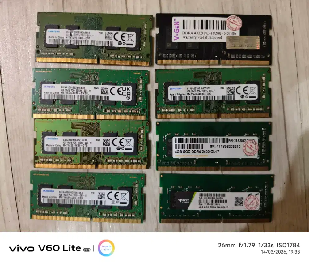 JUAL RAM Laptop DDR4 4GB