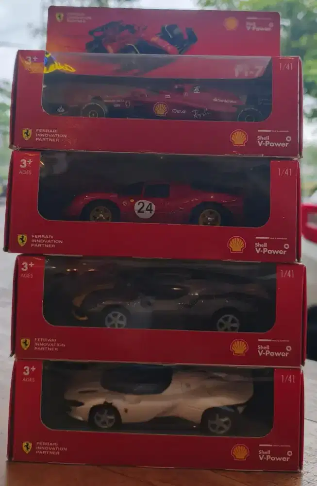 For sell Shel FERRARI 1 set (4 type)