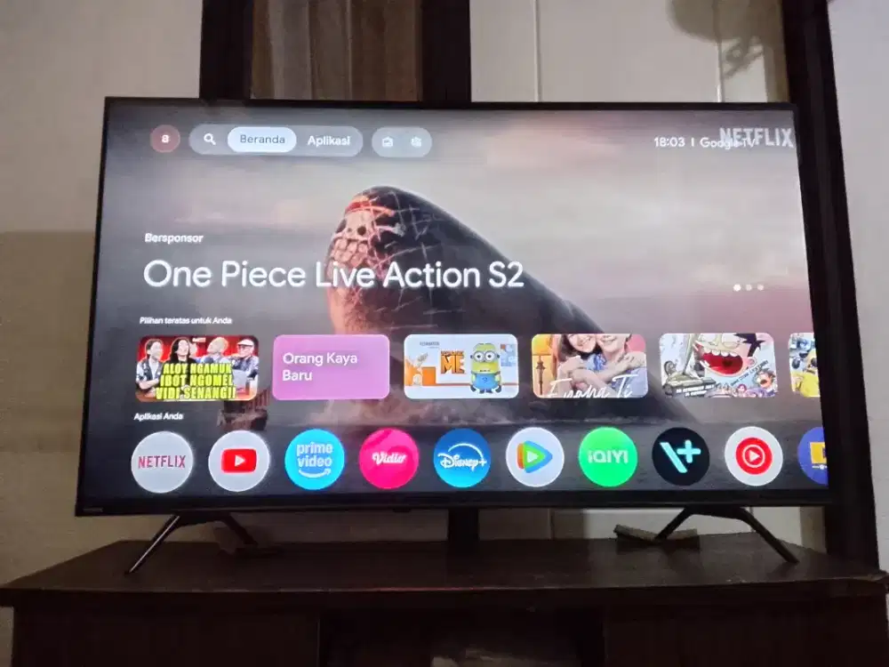Android Smart google tv 55 inch